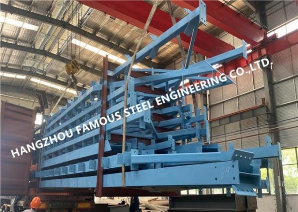 Os EUA Q355b padrão galvanizaram a fabricação de aço da estrutura do fardo