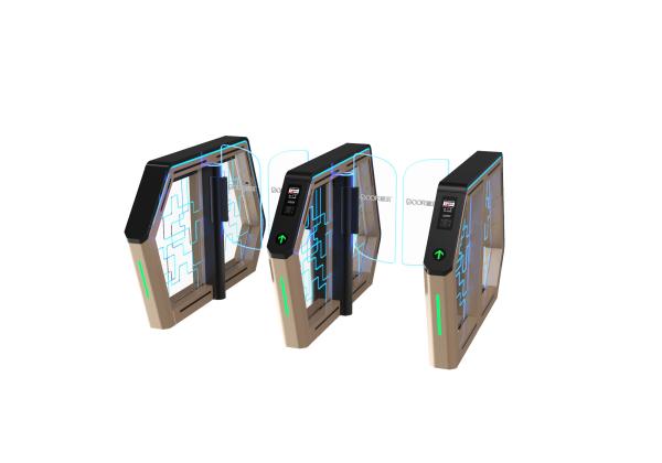 Anti Reverse Speed Gate Turnstile RS485 Dry Contact With Biometrics Swipe Card