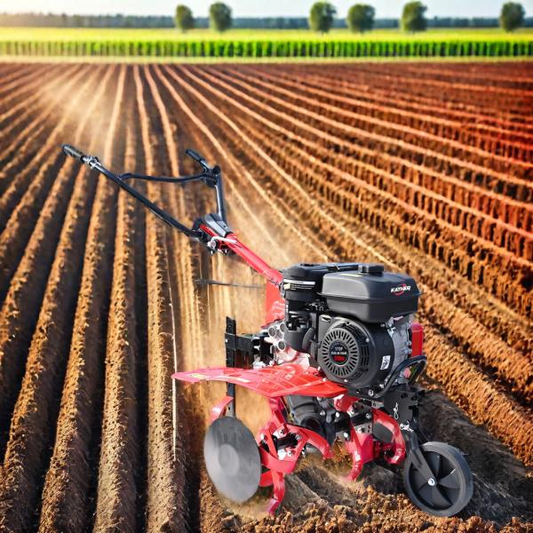 Leather Drive Belt Transmission Mode Gasoline Cultivators for Agricultural Farming