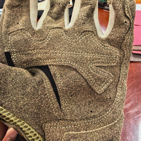 Luxurious Rexine Leather Micro Suede - High-Performance Fabric For Gloves Dot Pattern