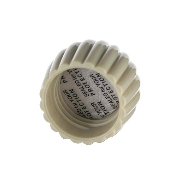 24/410 Luxury Pineapple - Shaped Beige Plastic Bottle Cap, Spherical Cosmetic Screw Cap