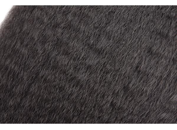 Double Weft Kinky Straight Indian Weft Hair Extensions Bouncy And Soft