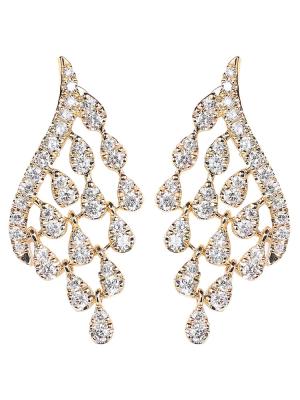 brincos 2.0g 0.50ct Diamond Round Brilliant Cut do parafuso prisioneiro da pena do ouro 18K