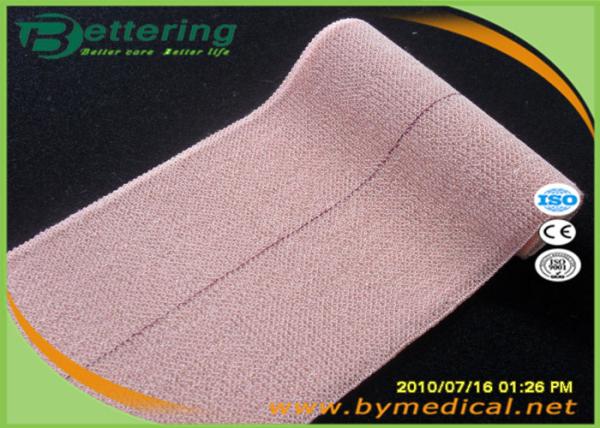 Medical 100% Cotton Elastic Adhesive Bandage for Wrist Protection with Feather Edge