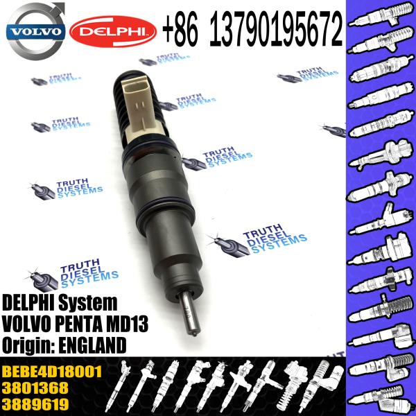 Injetor de combustível diesel BEBE4D18001 BEBE4D27001 21379931 3889619 3801368 para VOL PENTA MD13