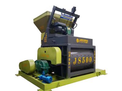 30 Rpm JS500 Concrete Mixer Machine High Efficiency Low Energy Consumption