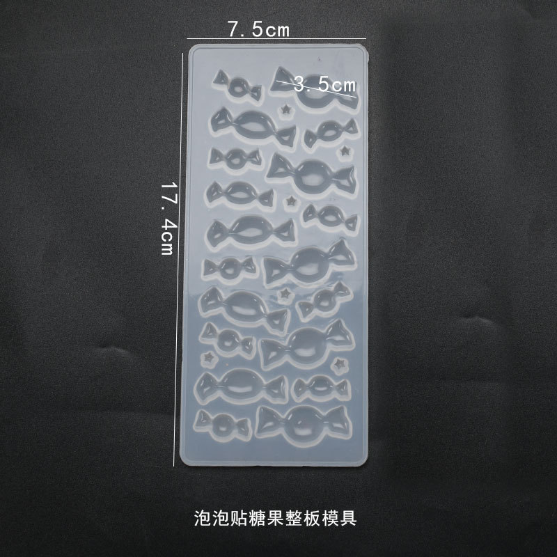 DIY crystal dropper mold, gemstone patch, multi specification star pendant, pendant, sticker, silicone mold