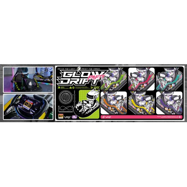 Lightweight Drift Go Kart Simulator with Optical Positioning Technology and 100kg Load Capacity for Arcade Game Machine