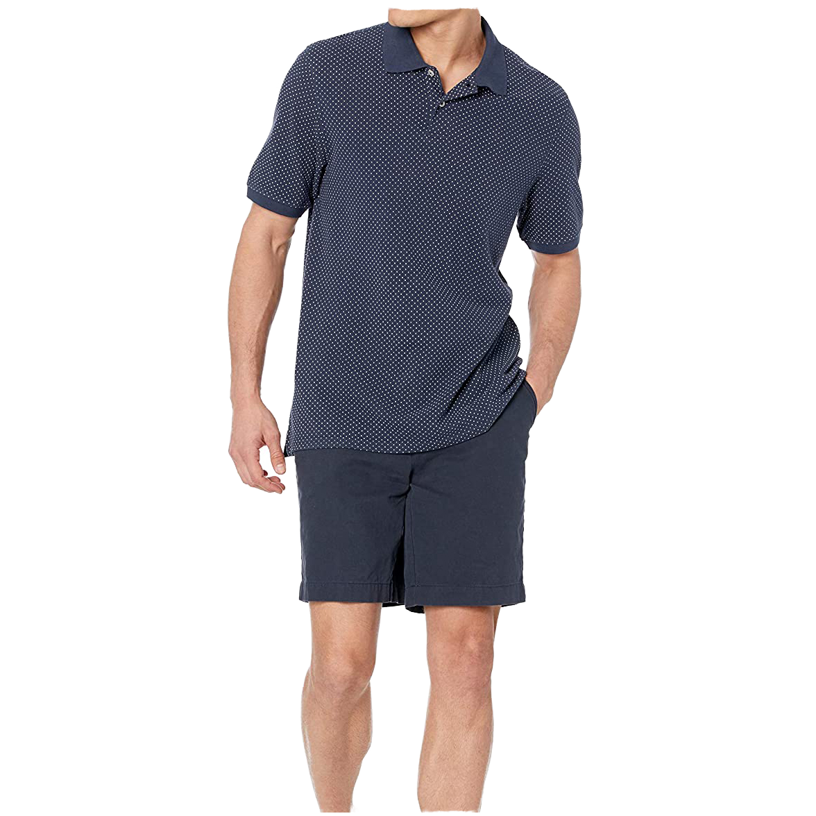 Men's Casual Daily 100% Cotton for Polo Shirt Slim Fit Satin Short Sleeve with Lapel Front Buckle Solid Color Anti-Pilling
