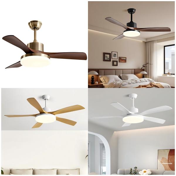 wholesale    Dimmable Lamp E27 Socket LED Bulb 5 Blade Fan Light Led Bulb With Fan