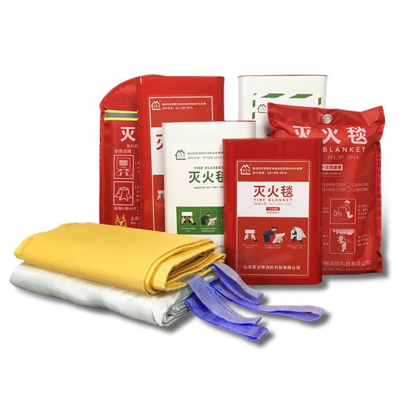 EN1869 Certified Fiberglass Fire Blanket 1m x 1m Home Camping Safety Fireproof Emergency Fire Fighting Blanket