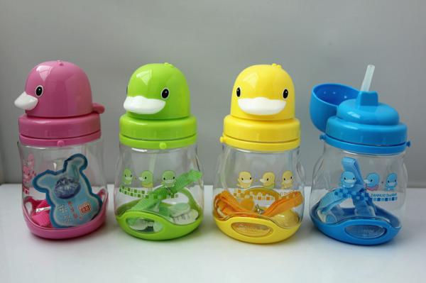 PC children straw cup,plastic cup, children water bottle, handy cup,gift cup,water cup