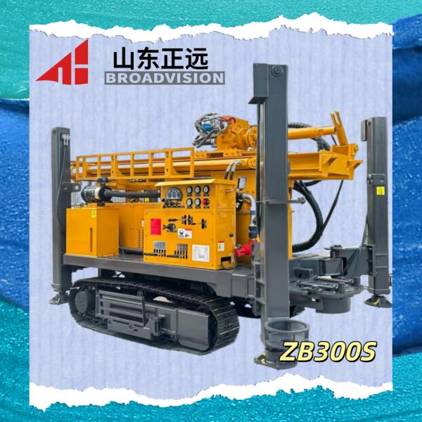 The ZB300S Crawler-type Water Well Drilling Rig Has High Power And Is Highly Versatile.