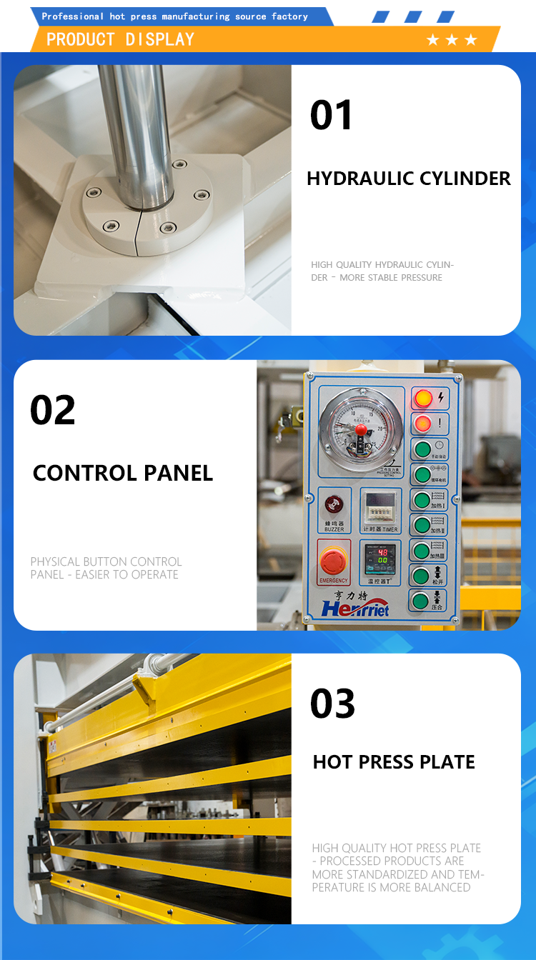 4 Layer Hot Press Machine 160T Plywood Hot Pressing Machine Automatic