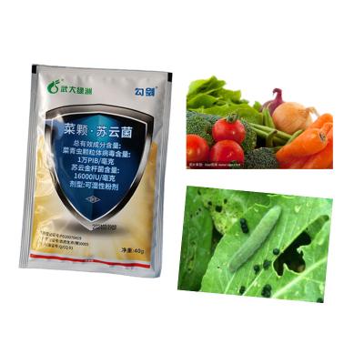 PrGV com BT WP Insecticida para várias pragas vegetais Pesticidas agrícolas de baixo teor de resíduos