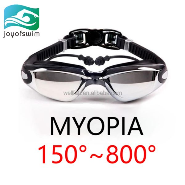 Silver Electroplated Swimming Goggles Fogless Swim Goggles Eco Friendly