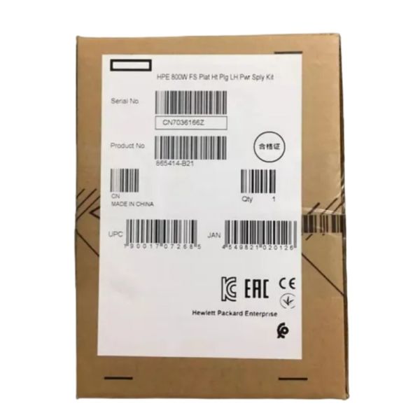 HPE 800W P38995-B21 Flex Slot Platinum Hot PlugLow Halogen Power Supply Kit