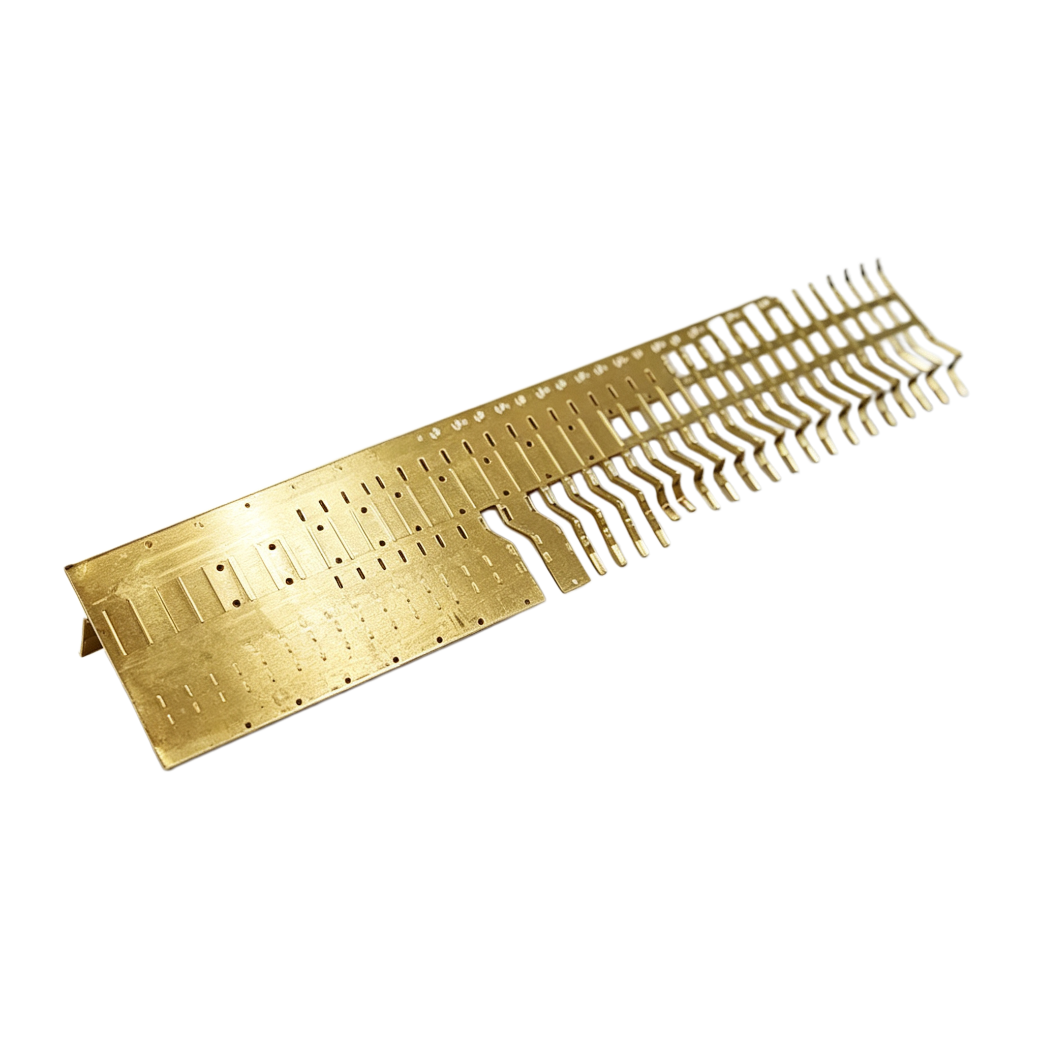 High-Speed Precision Metal Stamping Copper Terminal with ±0.01mm to ±0.03mm Dimensional Tolerance