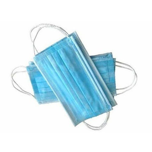 3 Ply Anti Germ Mask , Disposable 3 Ply Face Mask Easy Put On / Take Off