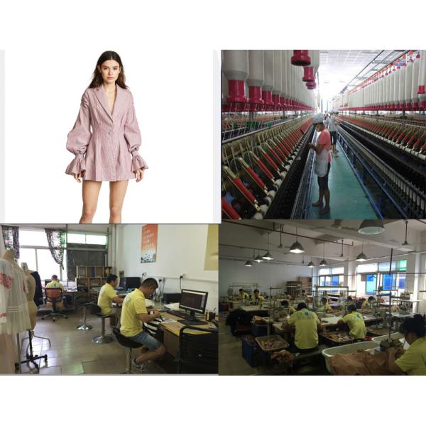 Стрипе рукави баллона в - платье блейзера шеи мини