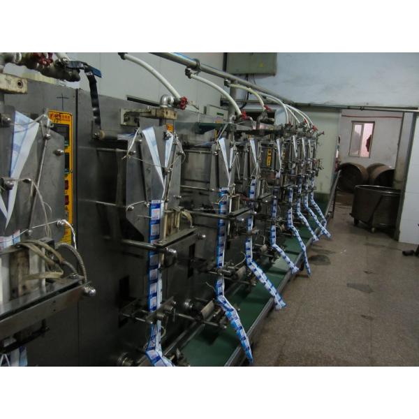 Простая в эксплуатации полная автоматическая 2000 мешков / час мешок для заполнения линии производства воды