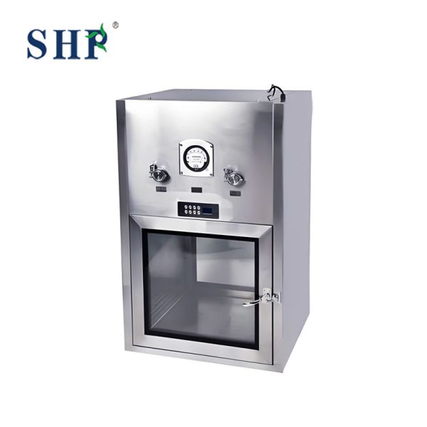 Electronic Dynamic Pass Box 600mm Pass Through Cleanroom Interlock Pass Box