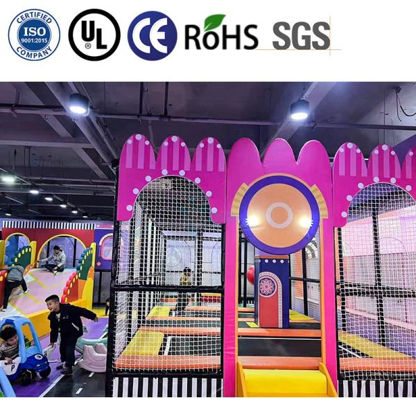 Commercial High Capacity Customizable Indoor Trampoline Park for Kids and Amusement Parks