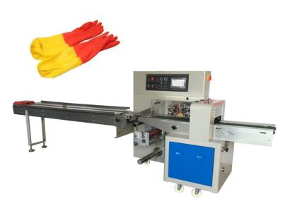Automóvel que conta a máquina horizontal do envoltório do fluxo para luvas de lavagem dos pratos