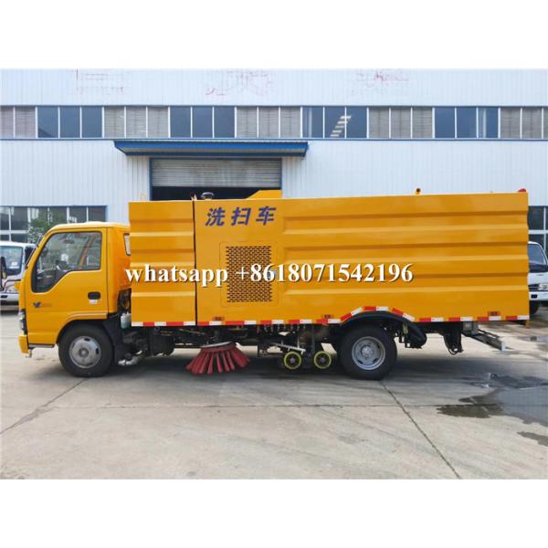 High Pressure Truck Mounted Road Sweeping Machine Vacuum Street Cleaning Truck