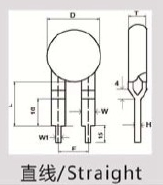 термистор 40мм максимального токового автомата МФ73 НТК Инруш 80А Макса ИКИ 45мм 50мм для электропитания УПС