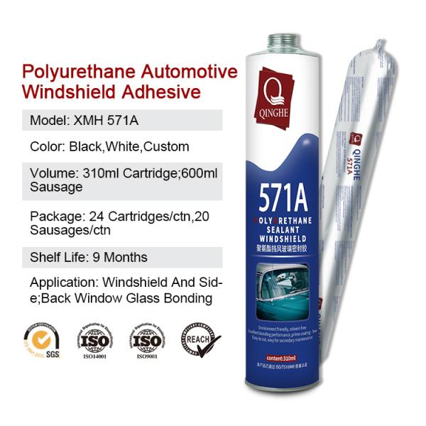 MH571A Windshield Sealant Car Joint Auto Glass Roof RTV PU Silicone Sealant for Automotive Leak