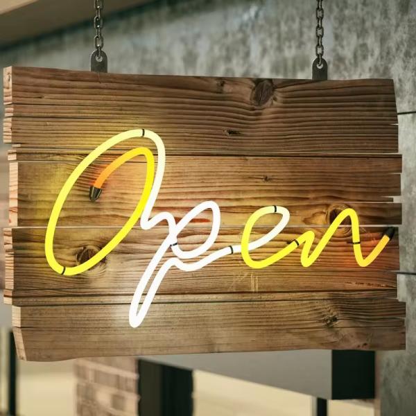 Shop Restaurant LED Neon Sign Lighted Bar Signs 6mm 8mm 10mm  Led Light Up Sign