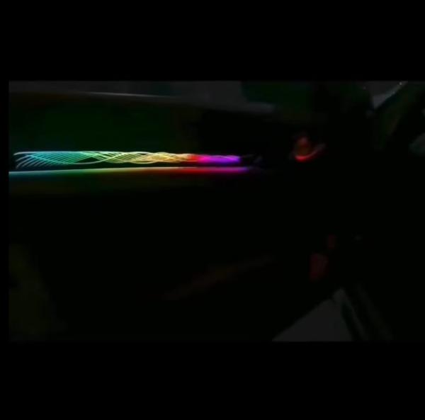 Ambient lights Rainbow symphony dynamic carbon fiber Ribbon style for Honda Civic(2016-2021)