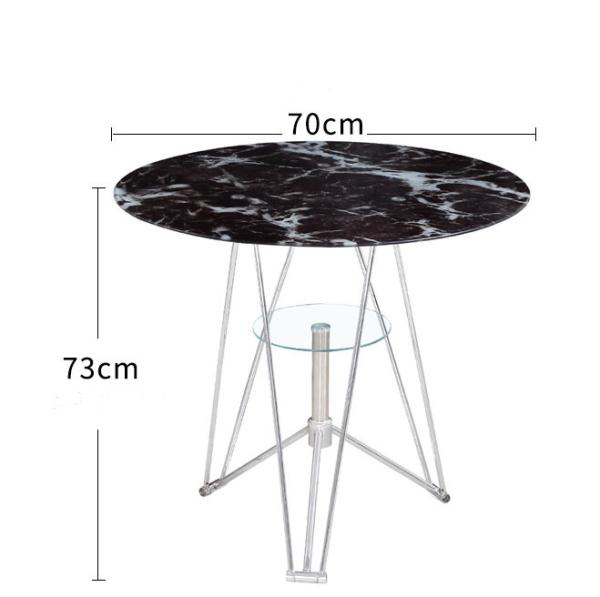 Free sample cheaper price Center Coffee Table stainless steel Tempered Glass