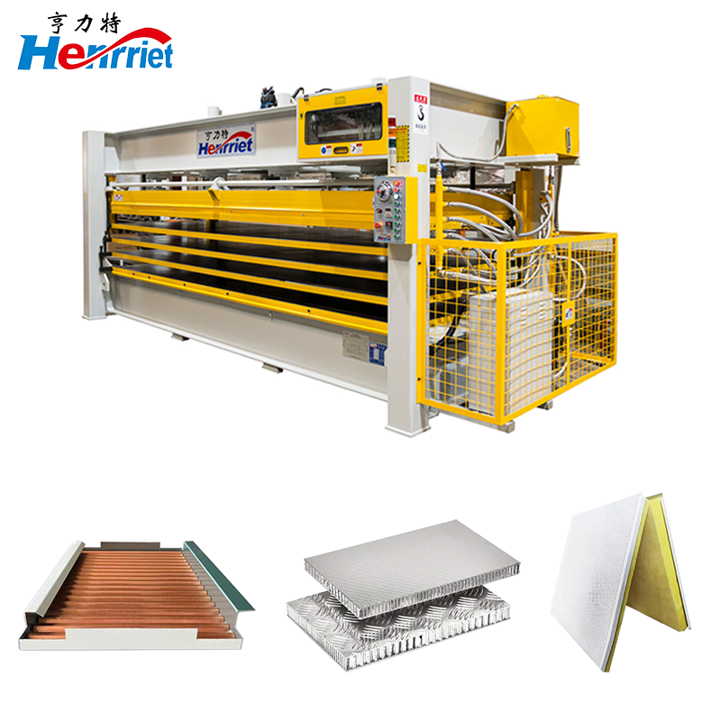 Construction factories produce plywood medical doors 160 ton 4-layer hot press machine
