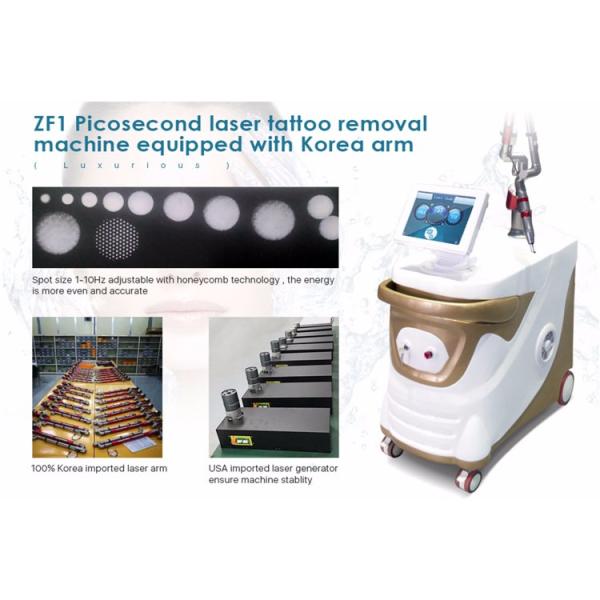1064nm 532nm &755nm Q - Switched Picosecond Laser Tattoo Removal  /  Picosure Laser Tattoo Removal