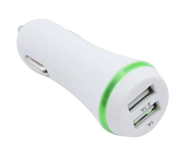Shenzhen Universal Dual Ports Quick USB Car Charger Double USB Fast Car LED Luminous car charger