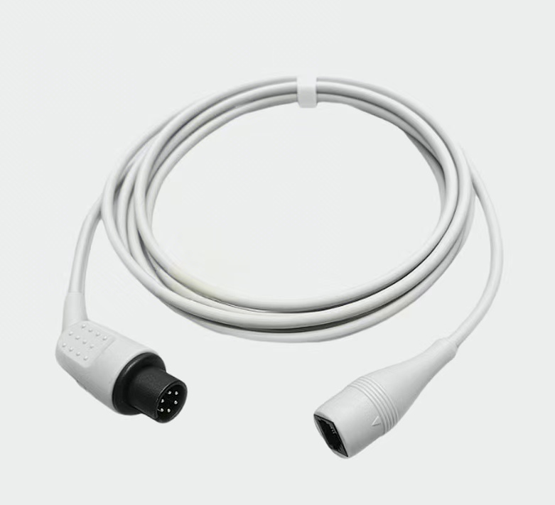 Medical Grade IBP Extension Cable ISO13485 Certified Mindray IBP Cable Reusable