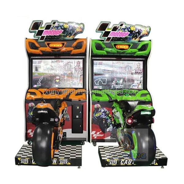 110V/220V/230V Voltagem Moto GP Simulador Máquina de jogo de arcade para design personalizado