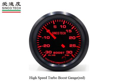 Auto material de Alumimum do jogo do sensor do turbocompressor da cor do calibre 7 do Turbo Boost do medidor