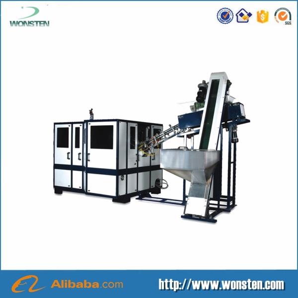 1L lubrication oil container automatic blow moulding machine / bottle blowing machine