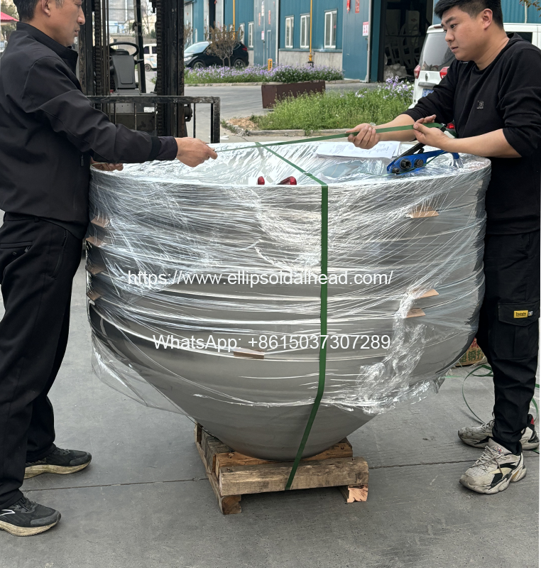 ASME PED Approved Stainless Steel Pressure Vessel Conical Tank Head from Guojiang Manufacturer