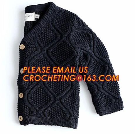 Stylish warm korean fur knitted new style, kid coat sweaters, China manufacturer quality new design wool baby sweater de