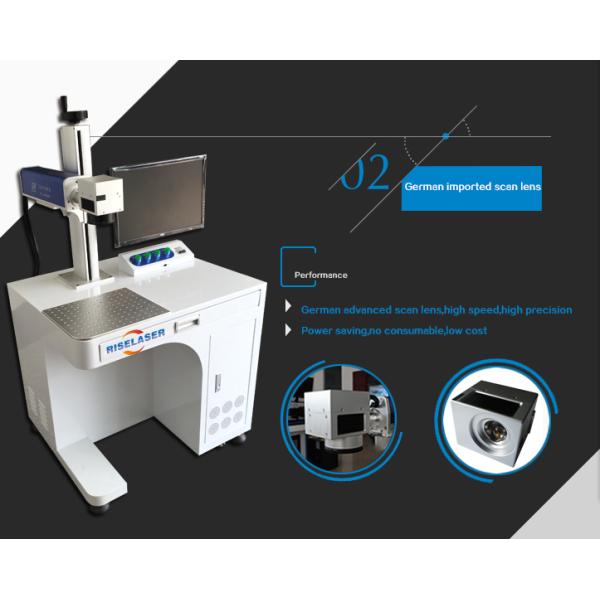 Machine d'inscription de laser de fibre de vitesse rapide pour le plastique, pierre, acier inoxydable