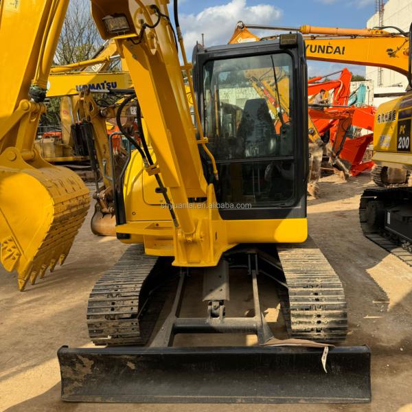 Excavateur Komatsu PC56 de 5 tonnes d'occasion Systèmes d'économie de carburant Systèmes de travail Couleur originale