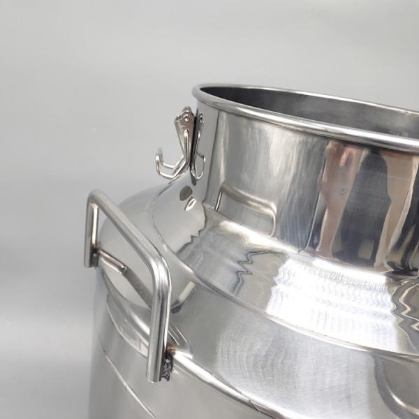 Corrosion Resistant 201 Stainless Milk Bucket With Lid 50L Large Capacity