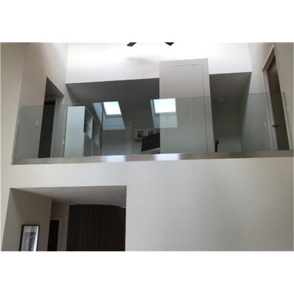 Luxury U Channel Tempered Glass Railing Systems Flooring Mounted For Pool Fencing