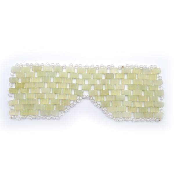 2019 Handcraft Sleep Face Jade Masks Natural Rose Quartz Eye Mask for Beauty Mat S