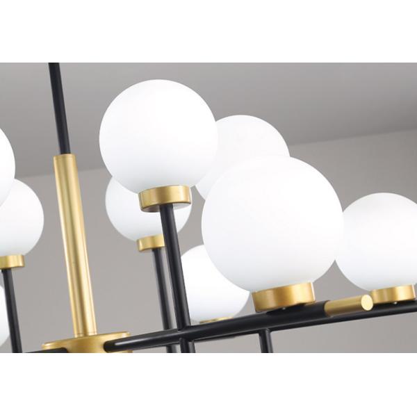 Скандинавская стеклянная шарик современный подвесный свет E27 кованое железо ветви декоративные люстры огни ODM