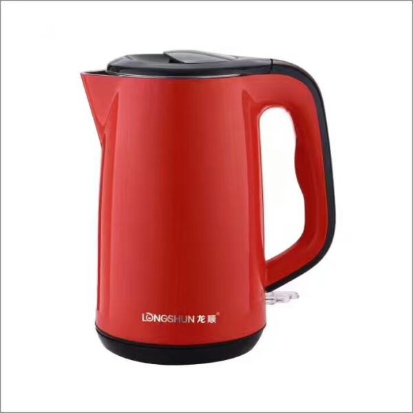 2.0L Cordless Big Size Electric Water Kettle Double Wall Electric Kettle Stainless Steel